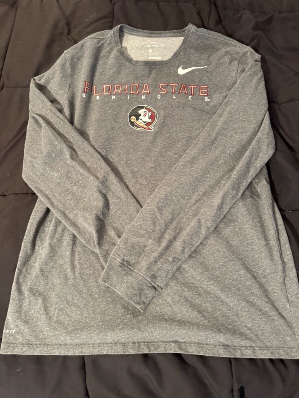 Nike Gray Dri-FIT Athletic Tee